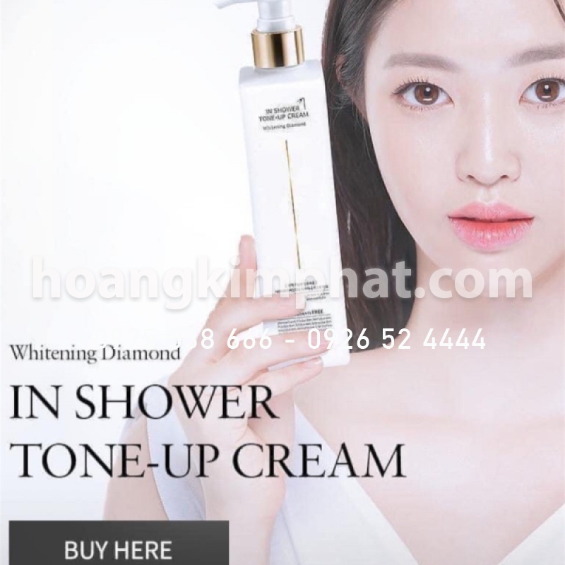 Sữa Tắm Truyền Trắng Medifferent In Shower Tone Up Cream Whitening Diamond Chai 300ml