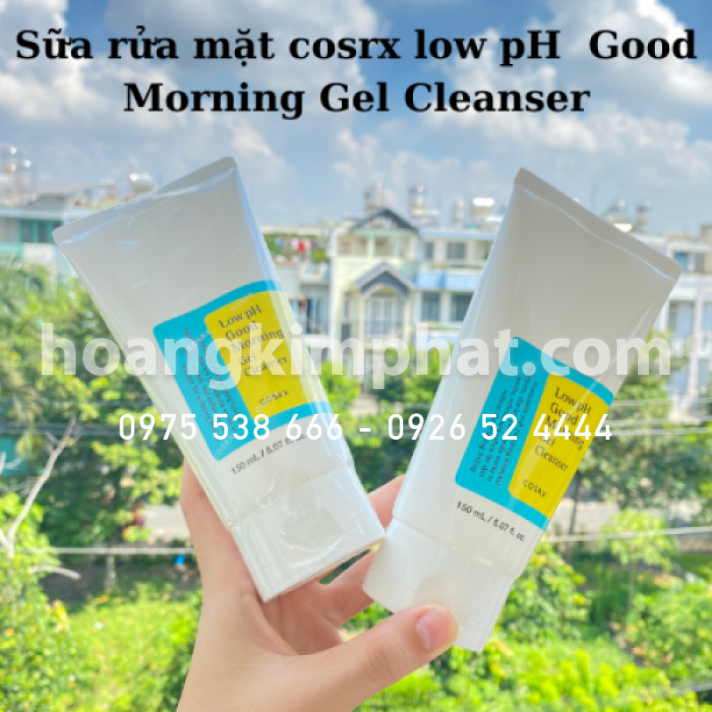 Sữa Rửa Mặt CosrX Low PH Good Morning Gel Cleanser Dạng Gel Chai 150ml